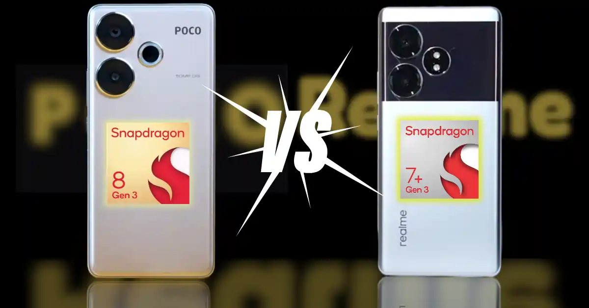 comparison between poco f6 and realme gt 6t