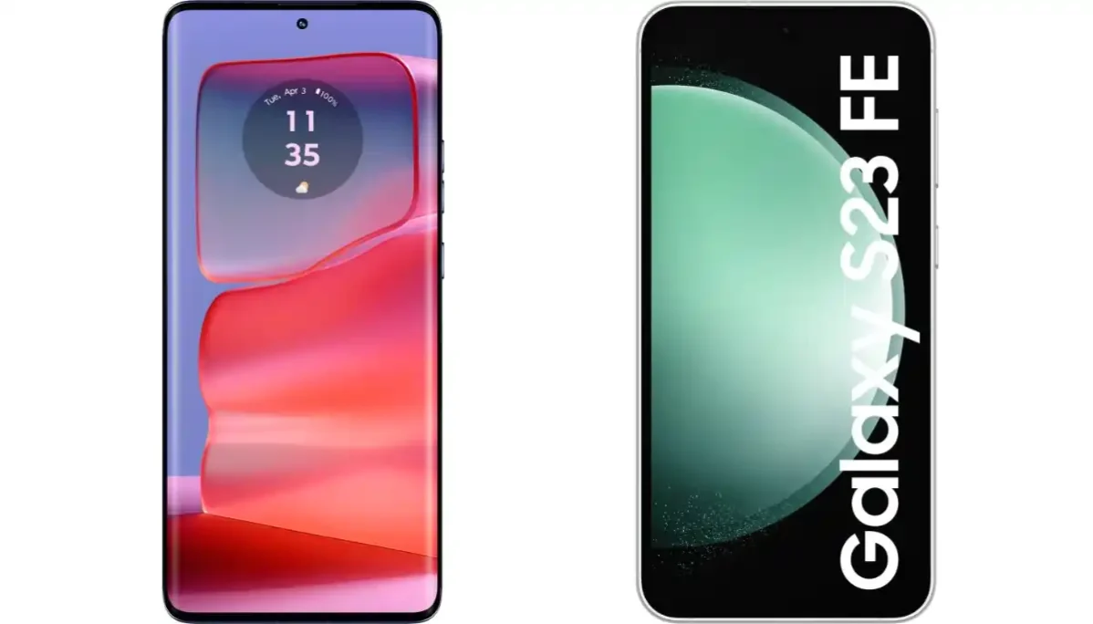 samsung s23 fe 5g and motorola edge 50 pto 5g