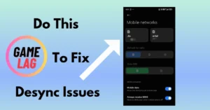 Desync issues resolved fix with these steps
